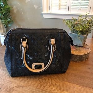 Guess canvas crossbody or satchel bag